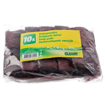 Cleany Soap Pads 10pcs (NL/EN/FR/DE)