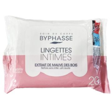 Byphasse Intimate Wipes 20pcs Sensitive  (NL/EN/FR)