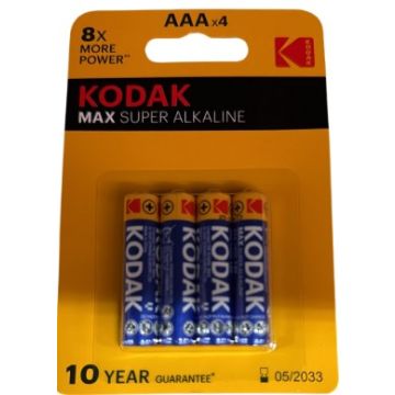 Kodak Batteries AAA 8 x More Power 4Pack (NL/EN/DE)