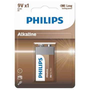 Philips Battery 9V  Alkaline 1pack (Nl/EN/DE)