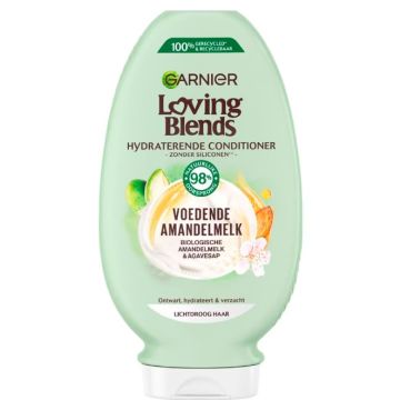 Garnier Loving Blends Conditioner 250ml Nourishing Almondmilk (NL)