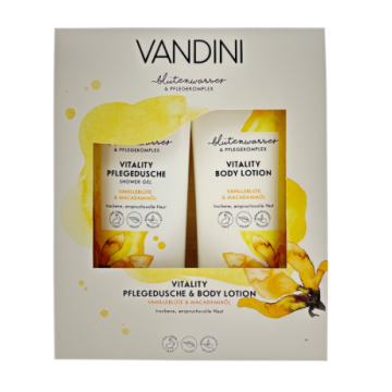 Vandini Giftset 2pcs Vanille & Macademia Oil (EN/DE)