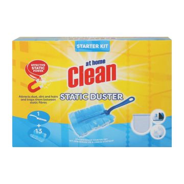 At Home Clean Duster Set Handle +13 Refills (NL/EN/FR/DE)