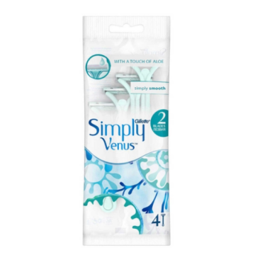 Gillette Disposable Razors 4pcs Simply Venus (EN/TR/UA)