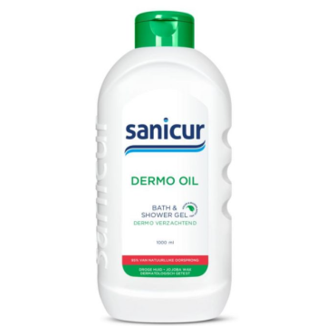 Sanicur Bath & Shower Gel 1000ml Dermo Oil (NL/FR)