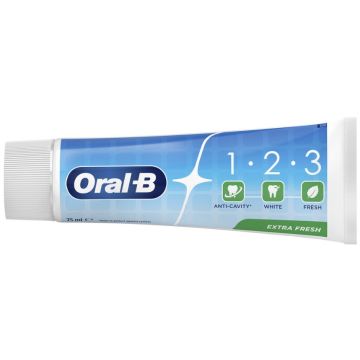 Oral-B Toothpaste 75ml 1-2-3 Extra Fresh (NL/EN/FR/DE)