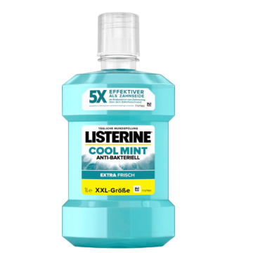 Listerine Mouthwash 1000ml Cool Mint Extra Fresh (DE)