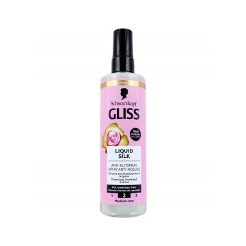 Gliss Kur Anti Tangle Spray 200ml Liquid Silk Gloss (NL/FR)