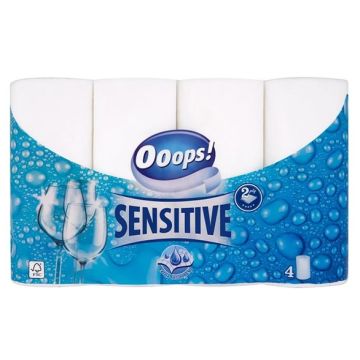 Ooops! Everyday Kitchen Roll 4pcs 2layers Sensitive (NL/EN/FR/DE)