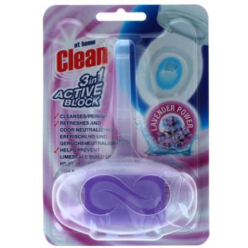 At Home Clean Toilet Block 40gr Lavender (NL/EN/FR/DE)