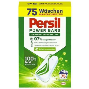 Persil  Laundry Detergent Pods 75pcs Power Bars Universal (DE/AT/CH)