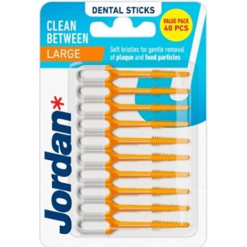 Jordan Dental Stick Clean Between 40pcs Large (NL/EN/FR/IT)