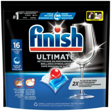 Finish Ultimate Dishwashing Tabs  2x16pcs Original (NL/FR)