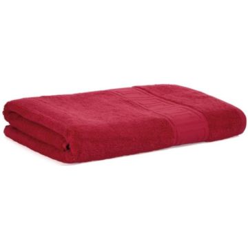 Jette Bath Towel 140x70cm Raspberry (NL/EN/DE)