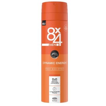 8x4 Deo Spray 150ml Men Dynamic Energy (DE)