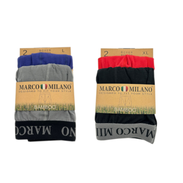 Marco Milano Boxershort Bamboo 2Pack (NL/EN/FR/DE)