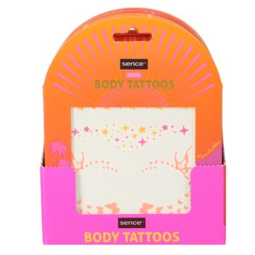 Sence Shelf Display 36pcs Tattoo Body 4ass Festive Heat (NL/EN/FR/DE)