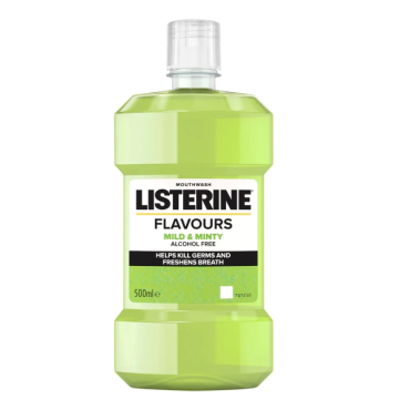 Listerine Mouthwash 500ml Mild & Minty (EN)