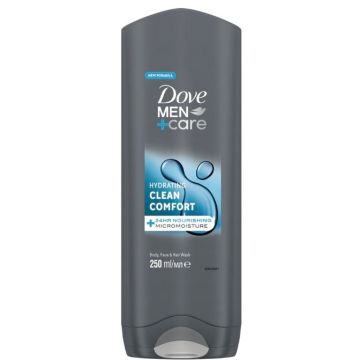 Dove Shower Gel 250ml Men+Care Clean Comfort (NL/FR/DE)