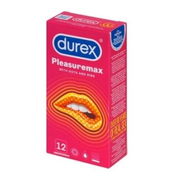 Durex Condoms 12pcs Pleasure Max (EN)