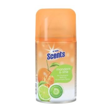 At Home Scents Automatic Air Freshener 250ml Refill Mandarin & Lime (NL/EN/FR/DE)