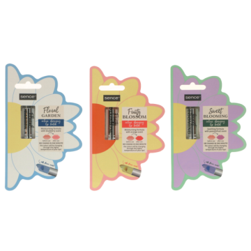 Sence Floral Garden Lipbalm 3gr 3ass (NL/EN/FR/DE)