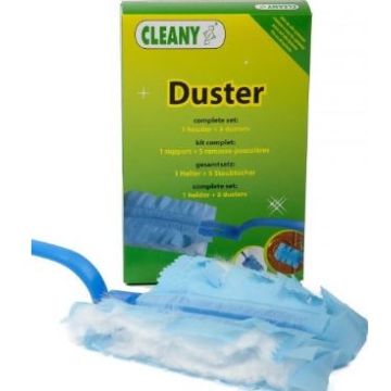 Cleany Duster Set 1 Handle + 5 Dusters (NL/EN/FR/DE)