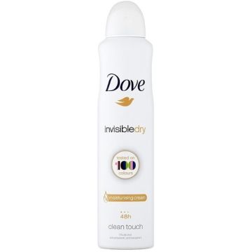 Dove Deo Spray 250ml Invisible Dry (EN/FR/PT/ES)