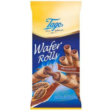 Tago Wafer Rolls 150gr Cacao Cream (NL/EN/FR/DE)