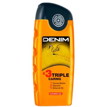 Denim Shower Gel 250ml Gold (NL/FR/DE)