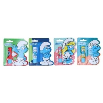Smurfs Lip Balm 4.3gr Blister 4 ass. (NL/EN/FR/DE)