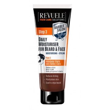 Revuele Beard & Face Cream 80ml Men Care Moisturizer (NL/EN/FR/DE)