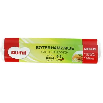 Dumil Sandwich Bag 200pcs Medium (NL/EN/FR/DE)