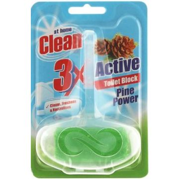 At Home Clean Toilet Block 40gr Pine (NL/EN/FR/DE)