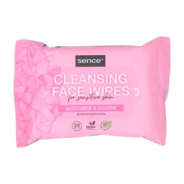 Sence Facial Cleansing Wipes 20pcs Sensitive (NL/EN/FR/DE)