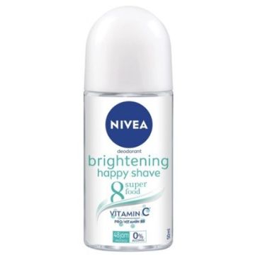 Nivea Deo Roll-On 50ml Brightening Happy Shave (EN/ID)