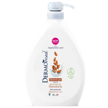 Dermomed Shower Gel 1000ml Almond (EN/FR/ES/IT)